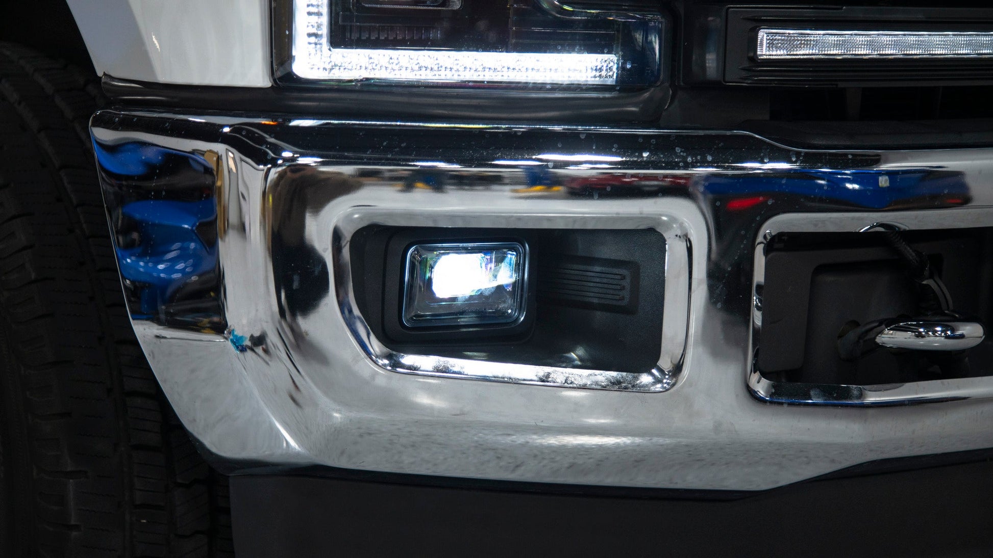 2015-2020 F150 / 2017-2022 F250 F350 LED Fog Lights w/Black Housing - OLM - Graveyard Performance