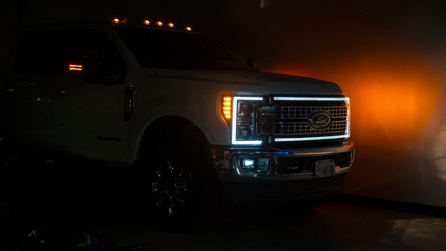 2015-2020 F150 / 2017-2022 F250 F350 LED Fog Lights w/Black Housing - OLM - Graveyard Performance
