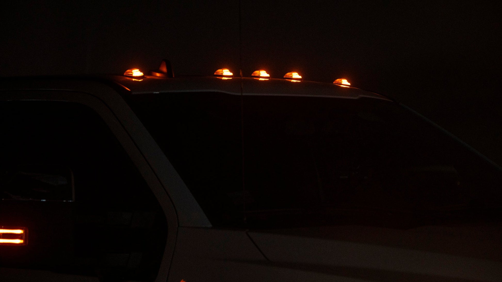OLM Cab Light Replacement Set (Smoke Lens/Amber Light) - 2017-2022 Ford Super Duty F250/F350 - Graveyard Performance