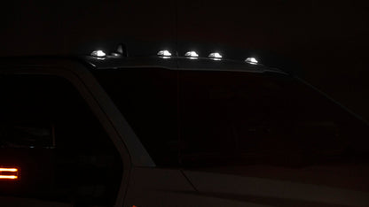 OLM Cab Light Replacement Set (Clear Lens/White Light) - 2017-2022 Ford Super Duty F250/F350 - Graveyard Performance