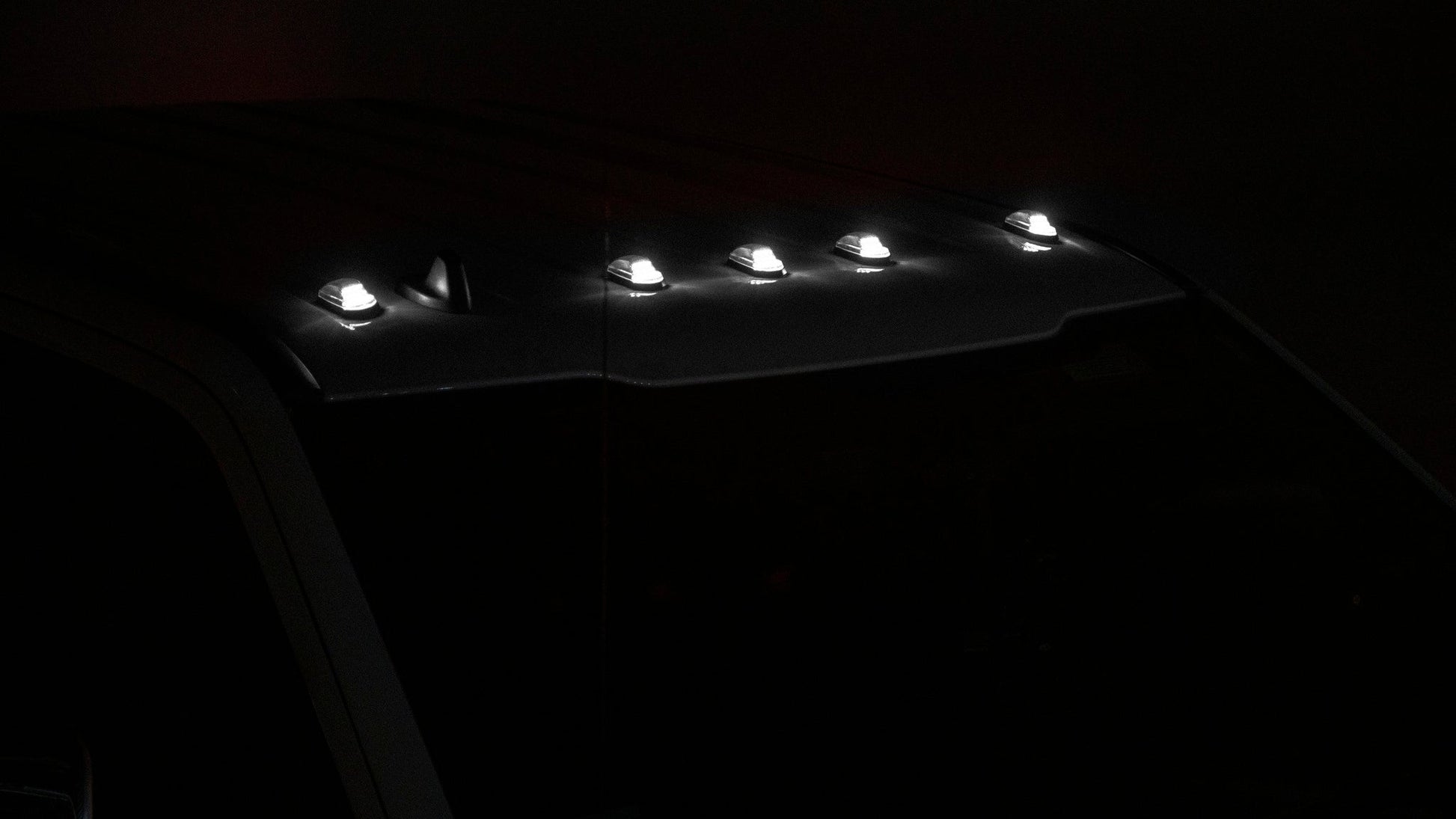 OLM Cab Light Replacement Set (Clear Lens/White Light) - 2017-2022 Ford Super Duty F250/F350 - Graveyard Performance