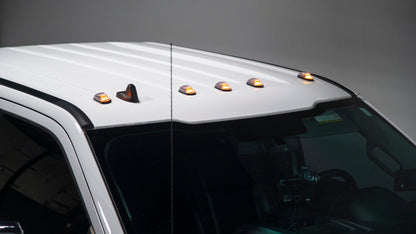 OLM Cab Light Replacement Set (Clear Lens/Amber Light) - 2017-2022 Ford Super Duty F250/F350 - Graveyard Performance