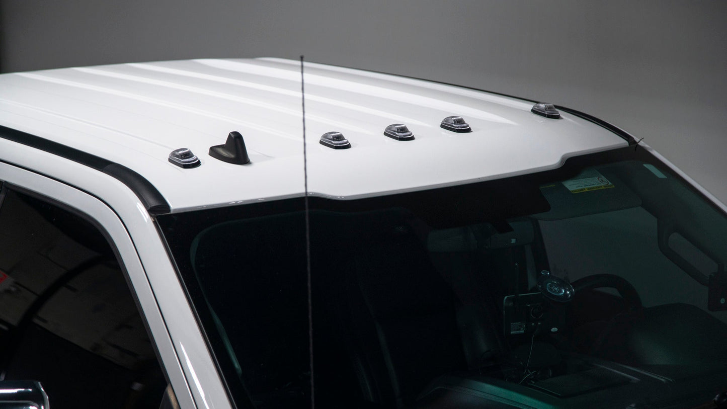 OLM Cab Light Replacement Set (Clear Lens/White Light) - 2017-2022 Ford Super Duty F250/F350 - Graveyard Performance
