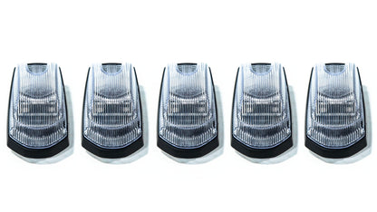 OLM Cab Light Replacement Set (Clear Lens/White Light) - 2017-2022 Ford Super Duty F250/F350 - Graveyard Performance