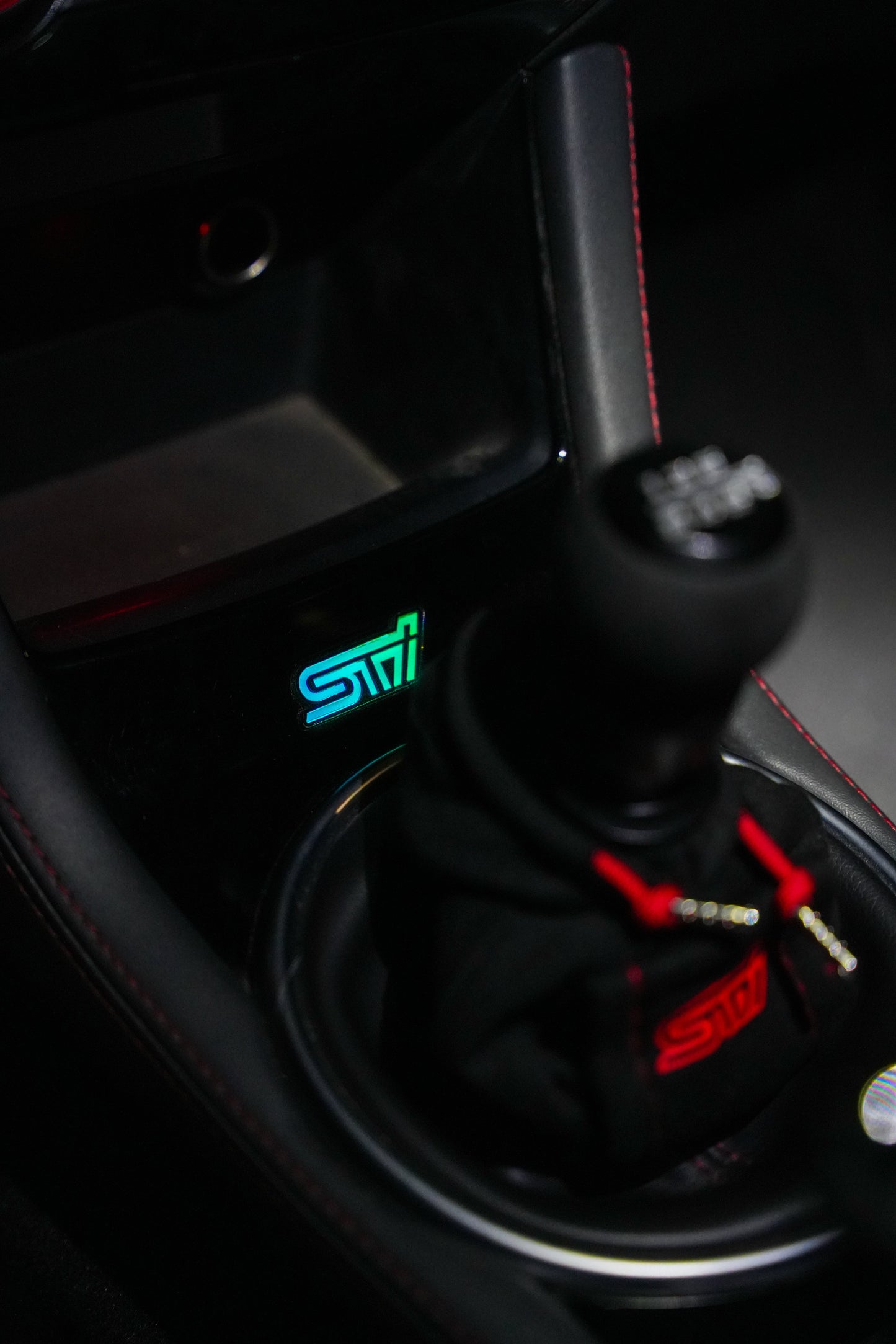 Lit Logos STI Shifter Trim Badge | 2008-2021 STI