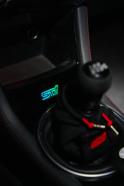 Lit Logos STI Shifter Trim Badge | 2008-2021 STI