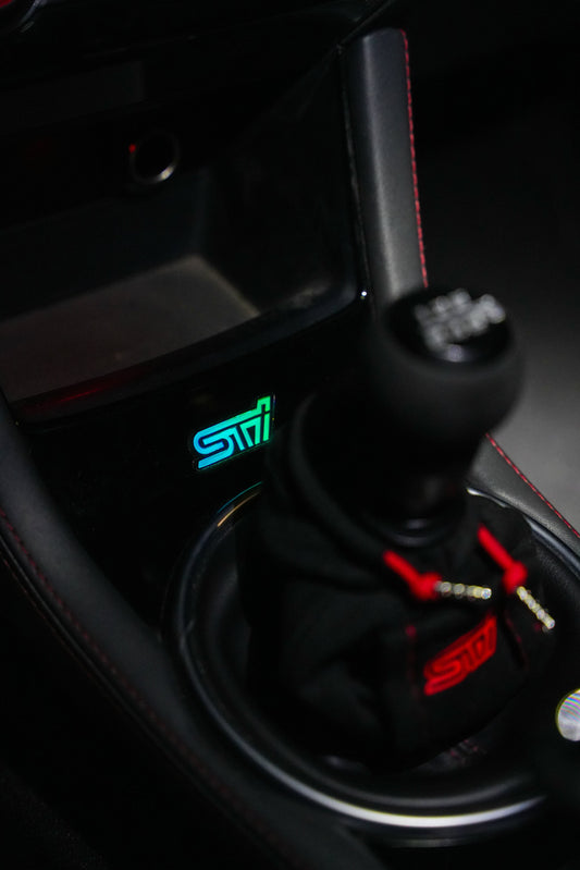 Lit Logos STI Shifter Trim Badge | 2008-2021 STI