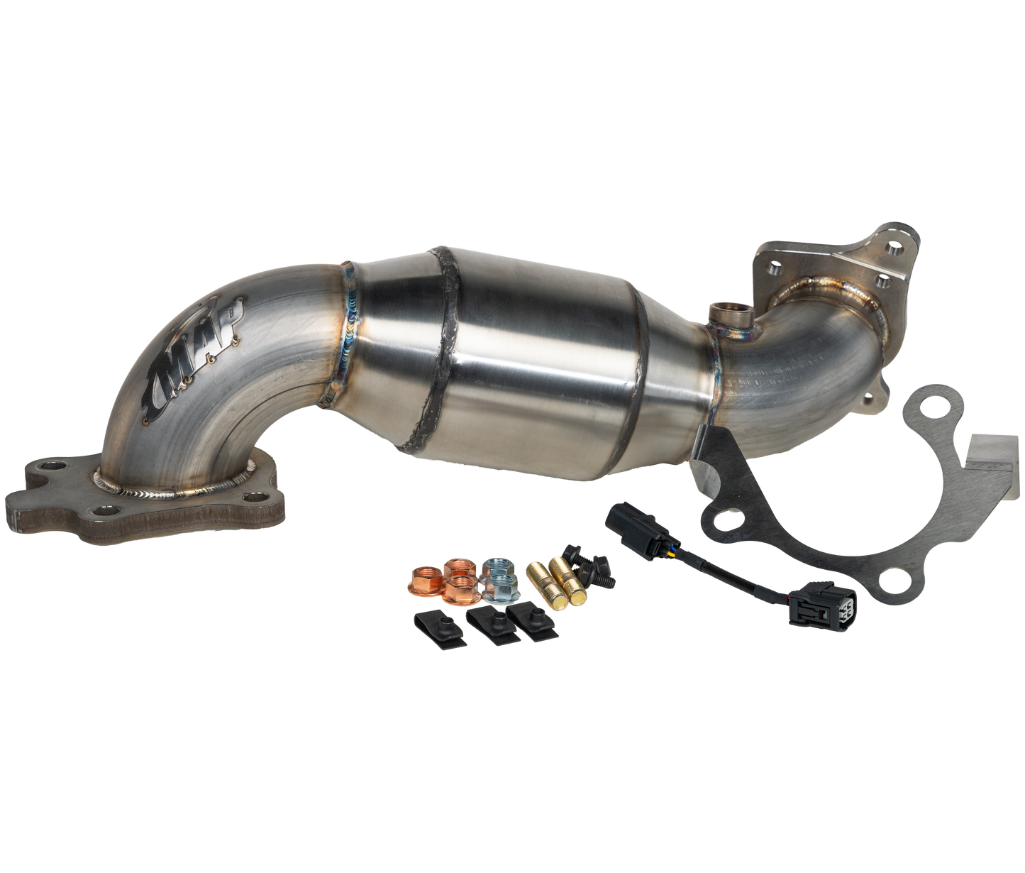 MAPerformance Civic X 1.5T Catted Downpipe | 2016-2021 Honda Civic 1.5T (HDAX-DPC)