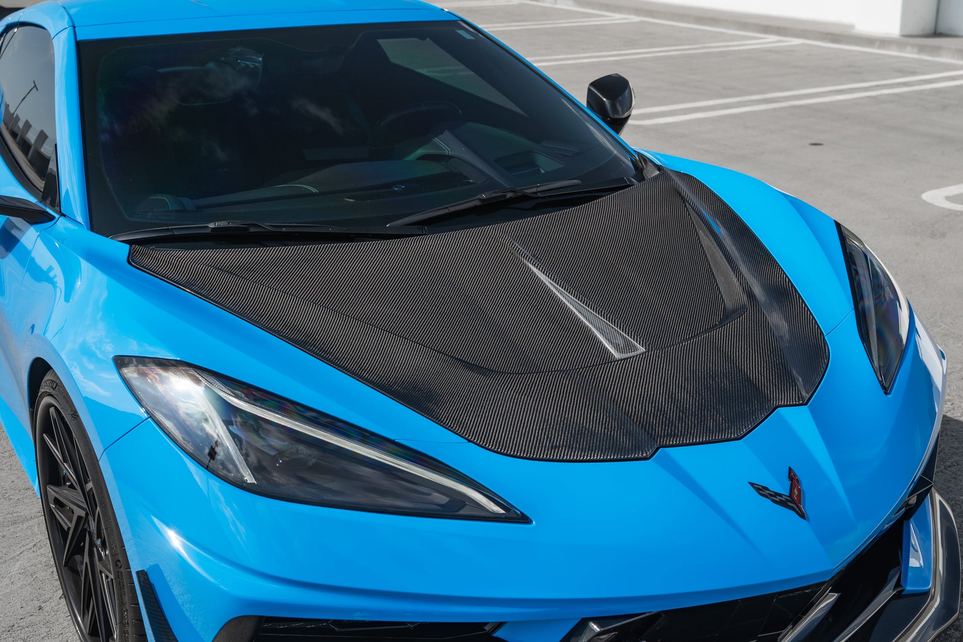 Street Hunter USA C8 Corvette Hood - Graveyard Performance