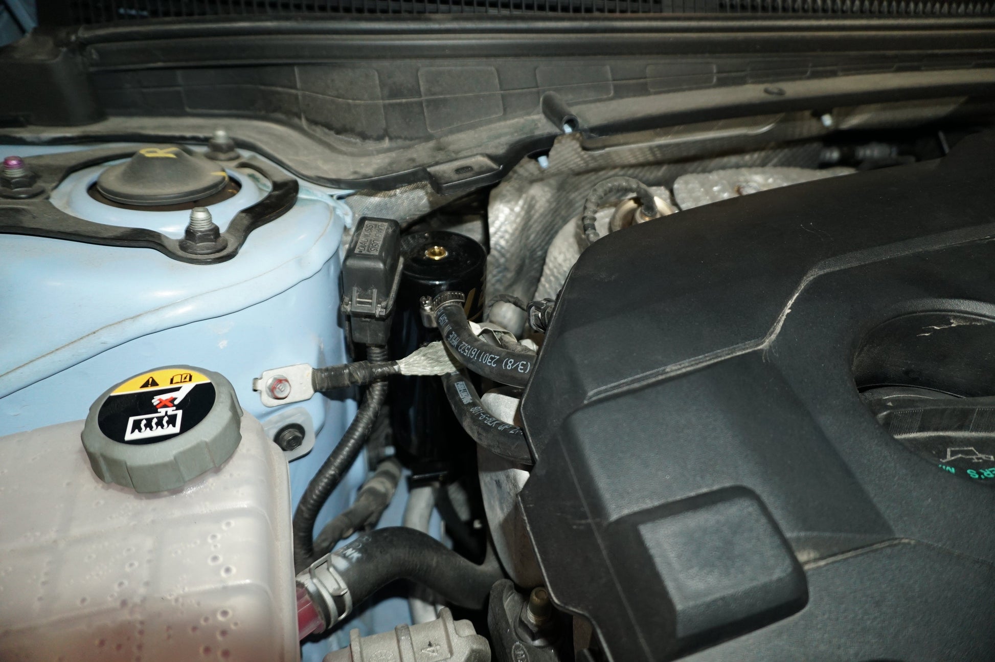 Damond Motorsports Hyundai Elantra N Stage 2 Oil Catch Can Kit available at Damond Motorsports