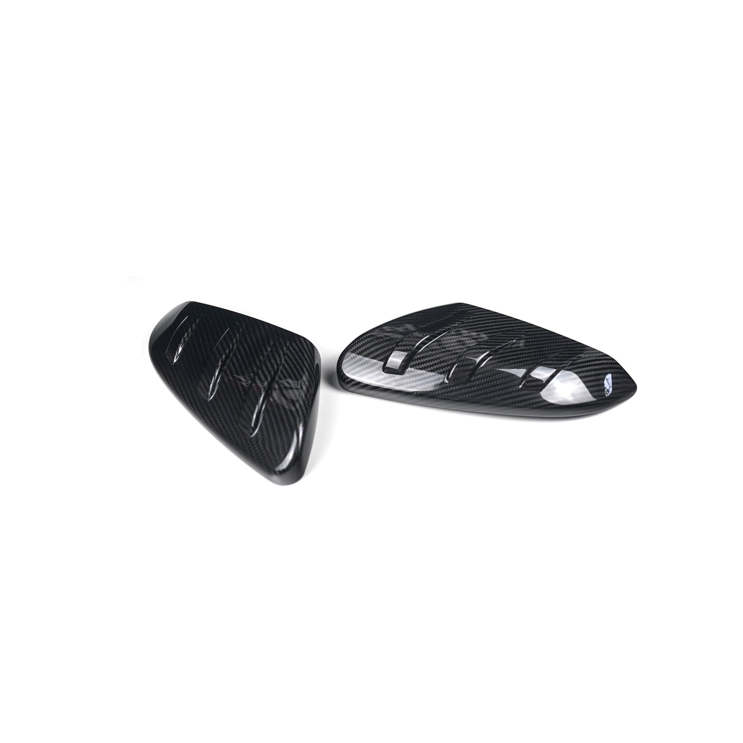 JDMuscle [17-21 FK8 Type R] Tanso Carbon Fiber MU Style Side Mirror Covers | JDM-FK8-MC1 - Graveyard Performance