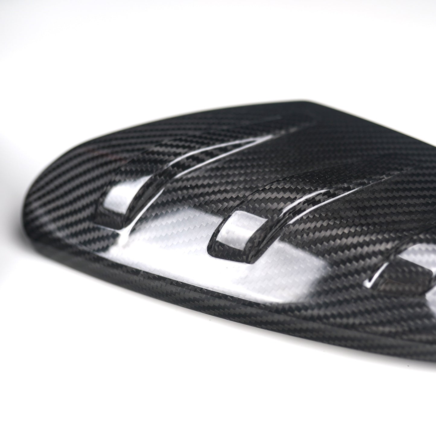 JDMuscle [17-21 FK8 Type R] Tanso Carbon Fiber MU Style Side Mirror Covers | JDM-FK8-MC1 - Graveyard Performance