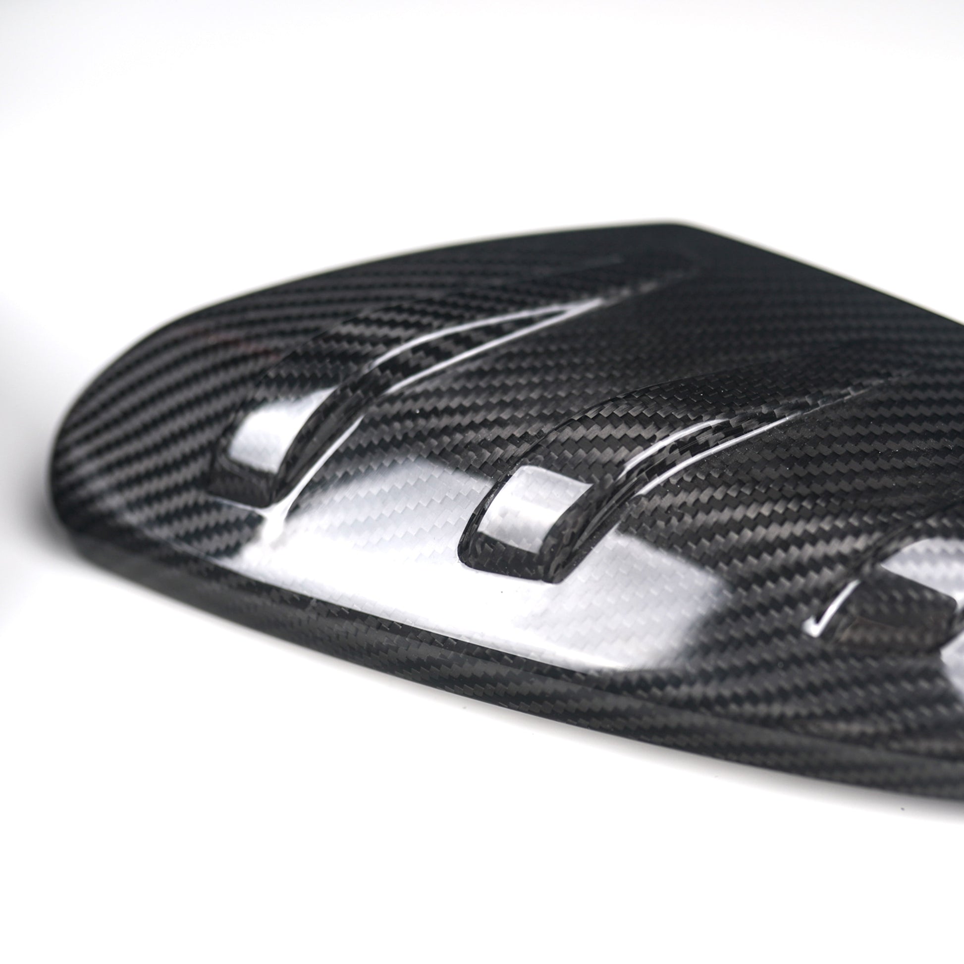 JDMuscle [17-21 FK8 Type R] Tanso Carbon Fiber MU Style Side Mirror Covers | JDM-FK8-MC1 - Graveyard Performance