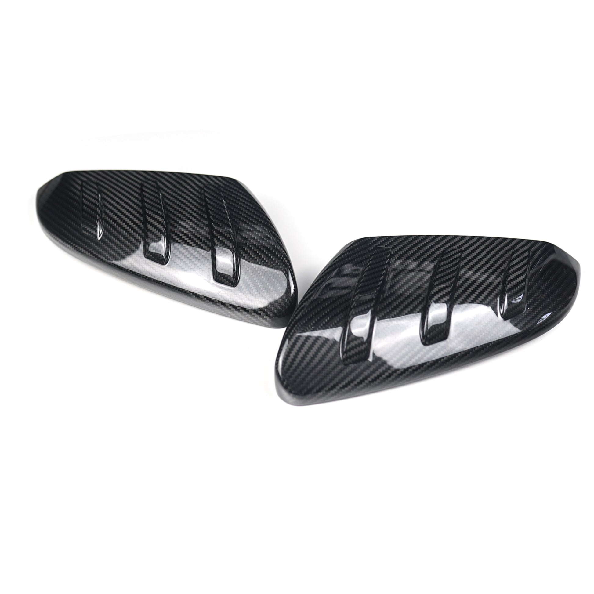 JDMuscle [17-21 FK8 Type R] Tanso Carbon Fiber MU Style Side Mirror Covers | JDM-FK8-MC1 - Graveyard Performance