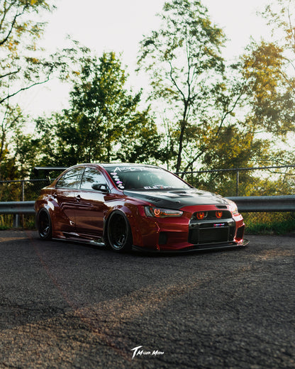 Lit Logos Evo X Grill Badge | 2007-2016 Evolution X - Graveyard Performance