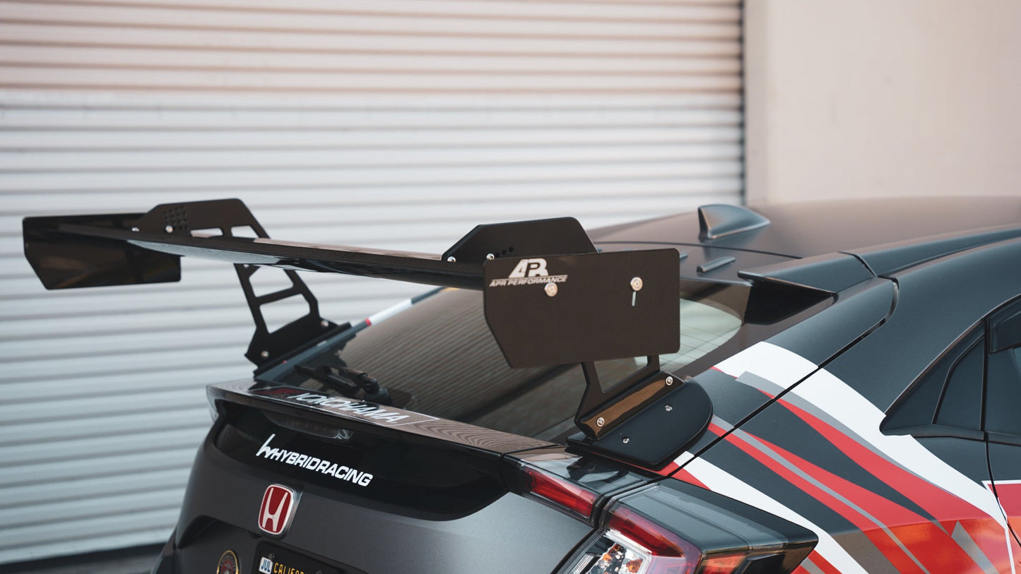 APR Performance Honda FK8 Civic Type R GT250 Carbon Fiber Swan Neck Wing 2017 - 2021