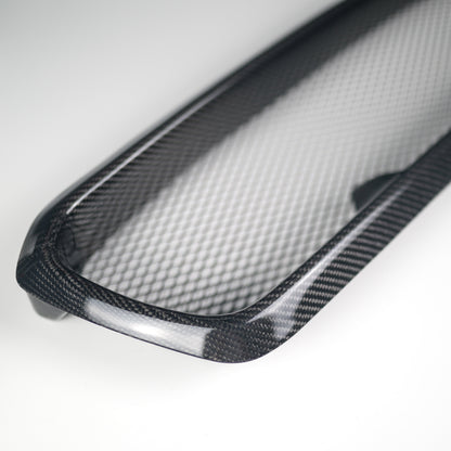 JDMuscle Tanso Carbon Fiber / Gloss Black Grille V4 - 15-17 WRX/STI - Graveyard Performance