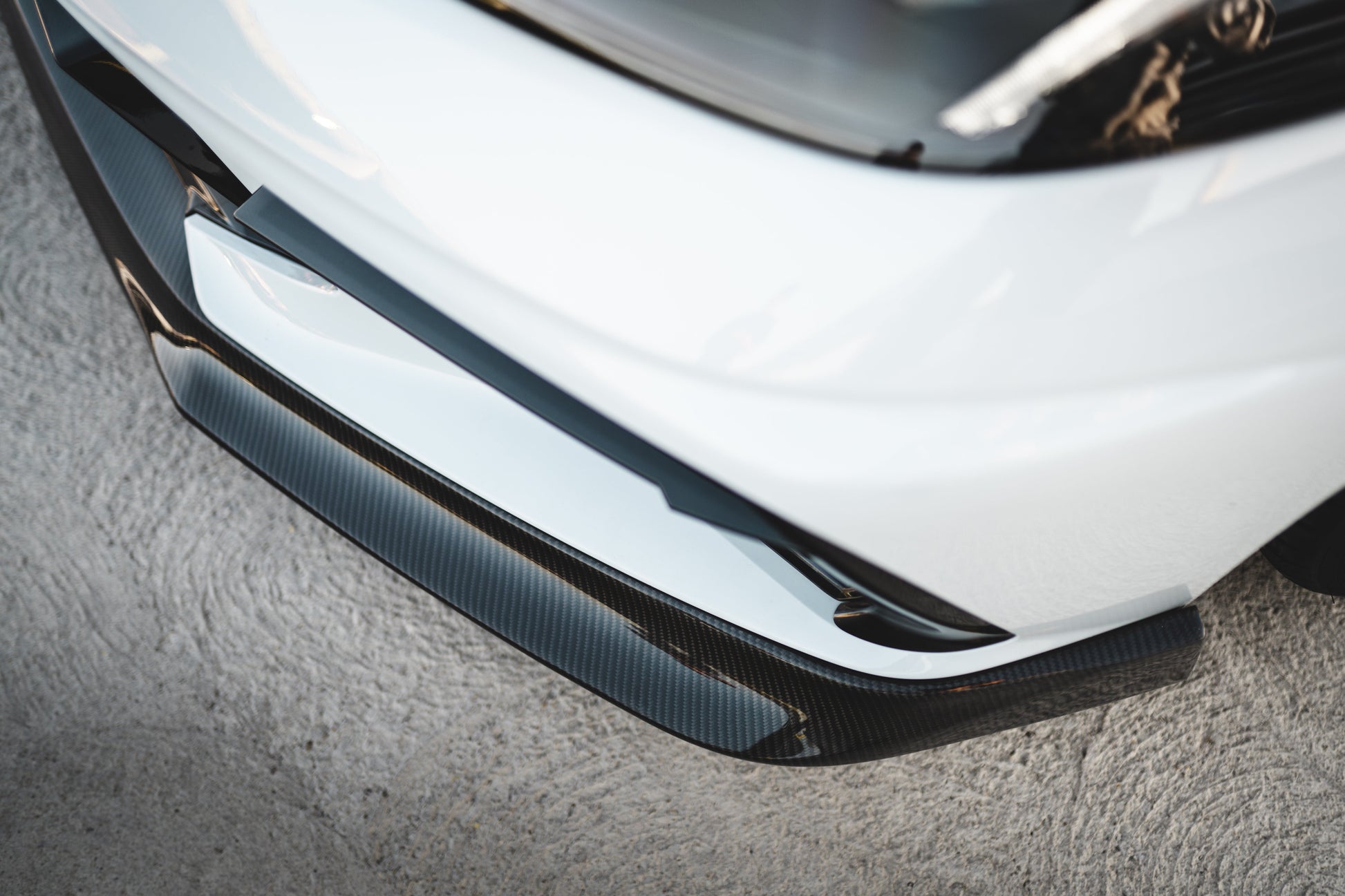 Street Hunter USA C8 Front Lip (Stock Body) - Graveyard Performance