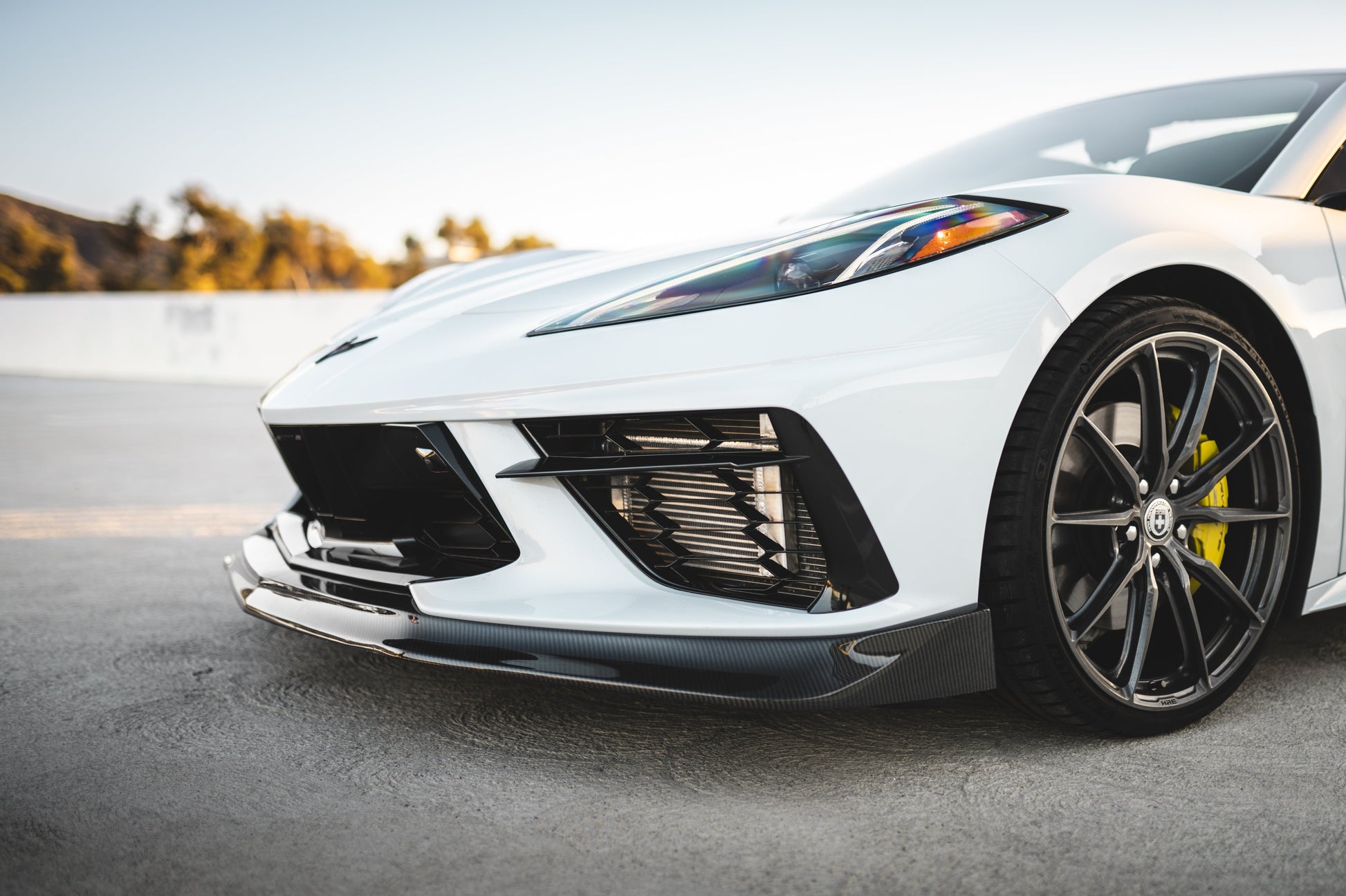 Street Hunter USA C8 Front Lip (Stock Body) - Graveyard Performance