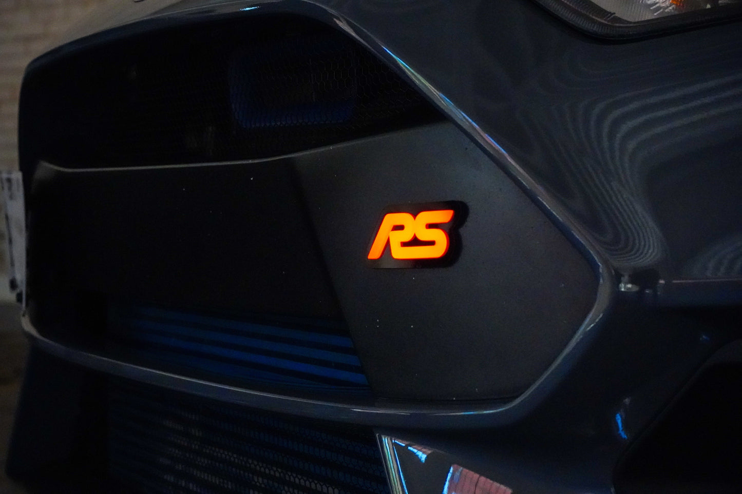 Lit Logos RS Grill Badge | 2015-2018 Focus RS - Graveyard Performance