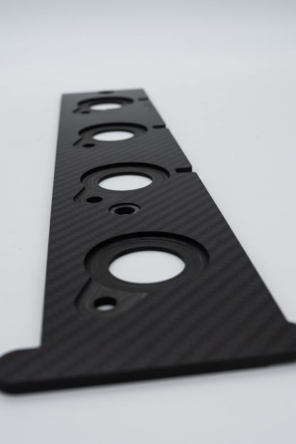 JDC "Show Series" Carbon Fiber Coil On Plug Mounting Plate (Evo 4-9) - Graveyard Performance