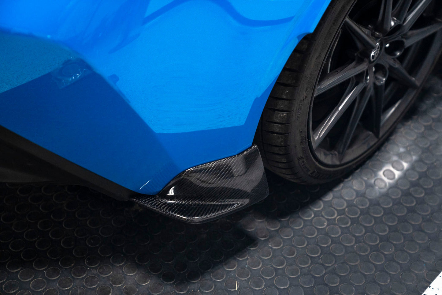 OLM Carbon Fiber CS Style Rear Bumper Lips - 2022+ GR86 / BRZ