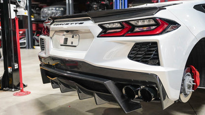 APR Performance Chevrolet Corvette C8 Carbon Fiber Rear Spoiler Delete