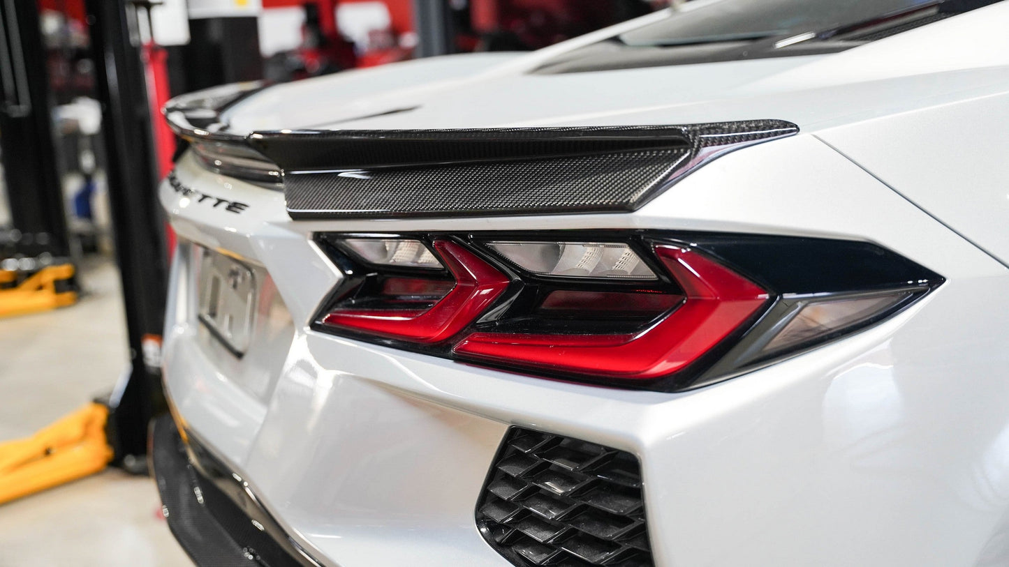 APR Performance Chevrolet Corvette C8 Carbon Fiber Rear Spoiler Delete