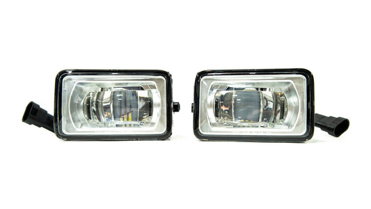OLM Select Line LED Fog Lights (Chrome) - 15-20 Ford F150 17-22 F250/F350 - Graveyard Performance