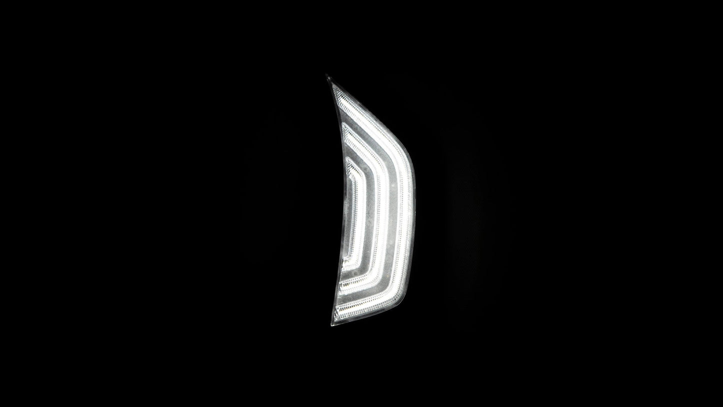 OLM LED Fender Vent Sequential Sidemarkers - 2018+ Jeep Wrangler - Graveyard Performance
