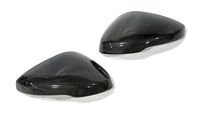 OLM Full Replacement Carbon Fiber Mirror Covers w/Turn Signal - 2022+ Honda Civic / Type R / 2023+ Acura Integra - Graveyard Performance
