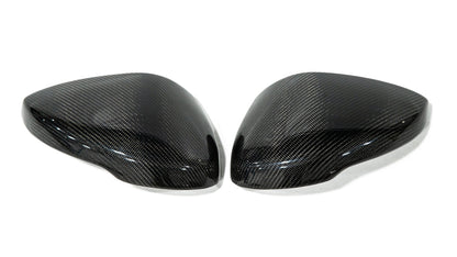 OLM Full Replacement Carbon Fiber Mirror Covers w/Turn Signal - 2022+ Honda Civic / Type R / 2023+ Acura Integra - Graveyard Performance