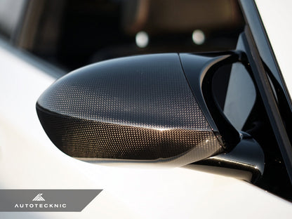 AutoTecknic Replacement Version II Dry Carbon Mirror Covers - E9X M3 | E82 1M - Graveyard Performance