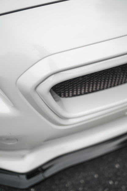 JDMuscle [15-17 WRX/STI] CS Style Front Bumper Grille-Paint Matched/Gloss Black - Graveyard Performance