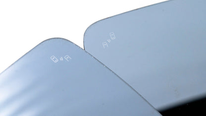 OLM 2021+ Ford Bronco Wide Angle Mirrors with Defrost and BSM - (Chrome) - Graveyard Performance