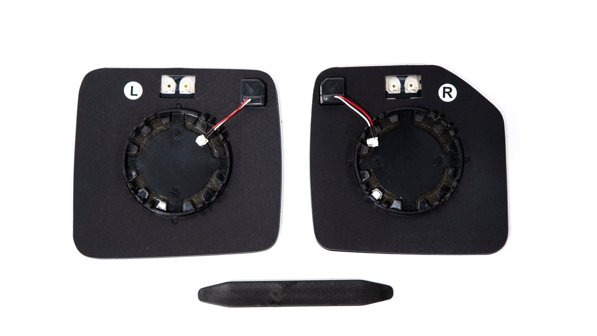 OLM 2021+ Ford Bronco Wide Angle Mirrors with Defrost and BSM - (Chrome) - Graveyard Performance
