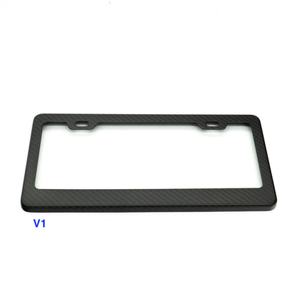 JDC Dry Carbon Fiber License Plate Frames (Gloss, Matte, & Forged) - Graveyard Performance