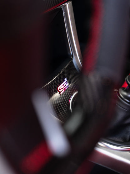 Lit Logos STI Shifter Trim Badge | 2008-2021 STI