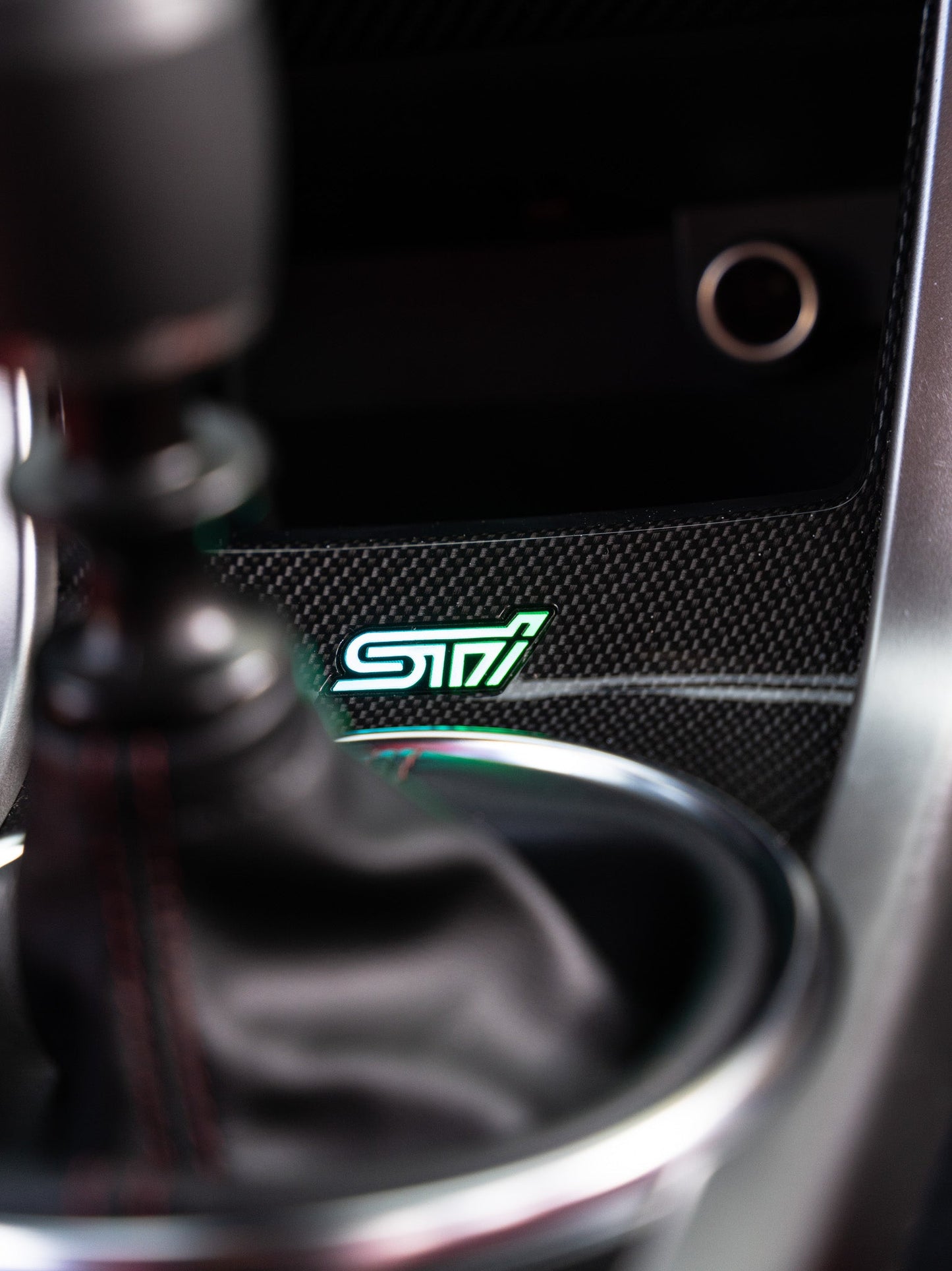 Lit Logos STI Shifter Trim Badge | 2008-2021 STI