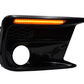 JDMuscle [18-21 WRX/STI] JDM Style Sequential Turn+Drl Bezel w/ Fog Light Cut Out | JDM-WRX18-133008