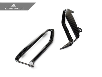 AutoTecknic Dry Carbon Front Bumper Grille Trim Set - G20 M340i M-Sport Pre-LCI - Graveyard Performance