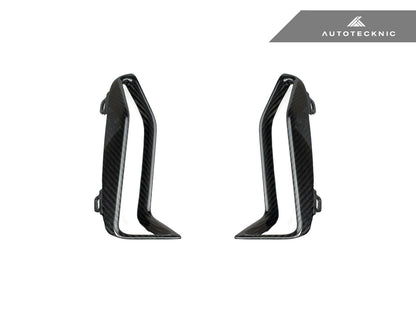 AutoTecknic Dry Carbon Front Bumper Grille Trim Set - G20 M340i M-Sport Pre-LCI - Graveyard Performance