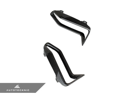 AutoTecknic Dry Carbon Front Bumper Grille Trim Set - G20 M340i M-Sport Pre-LCI - Graveyard Performance