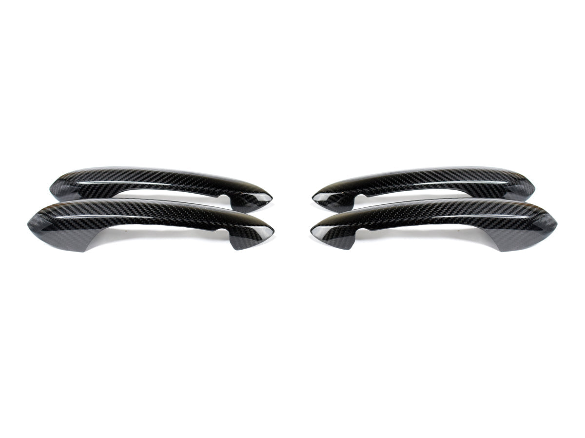 AutoTecknic Dry Carbon Door Handle Trim Set - G22 4-Series