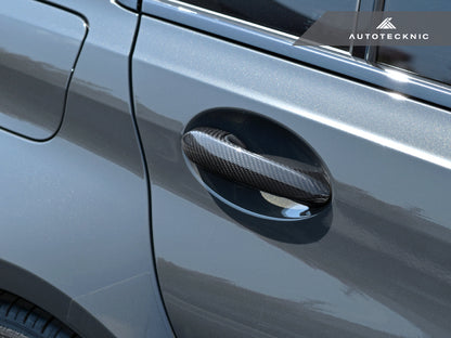 AutoTecknic Dry Carbon Door Handle Trim Set - F95 X5M | F96 X6M - Graveyard Performance