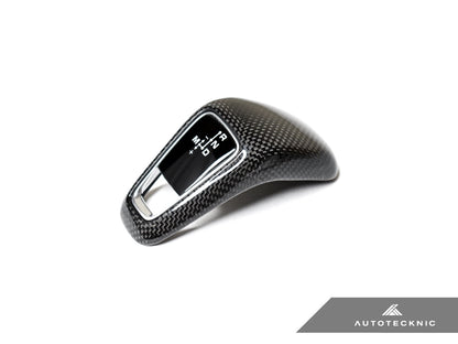 AutoTecknic Carbon Fiber Gear Selector Cover - Porsche 9Y0 Cayenne 2019-2023 - Graveyard Performance