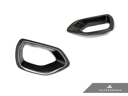 AutoTecknic Dry Carbon Grille Snorkel Set - Dodge Charger SRT Scat Pack 2015-2021 - Graveyard Performance