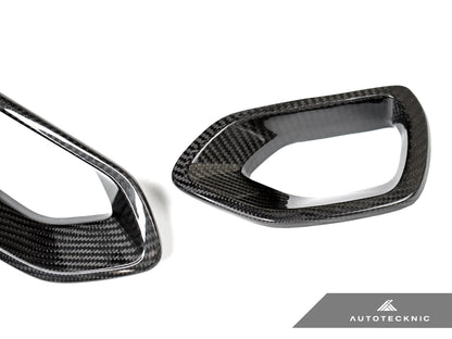 AutoTecknic Dry Carbon Grille Snorkel Set - Dodge Charger SRT Scat Pack 2015-2021 - Graveyard Performance