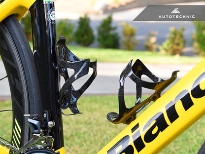 AutoTecknic Dry Carbon Fiber Water Bottle Cage - Graveyard Performance