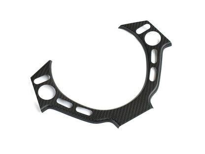 AutoTecknic Dry Carbon Fiber Steering Wheel Trim - Nissan R35 GTR - Graveyard Performance